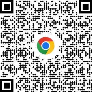 QR code pour télécharger le navigateur Chrome sur des appareils mobiles